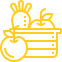 Delivery truck loaded with agricultural parts parked at a farm gate.