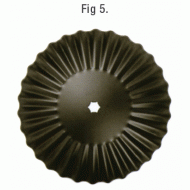 HARROW DISCS: FLUTED
