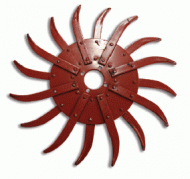 ROTARY HARROW WHEEL