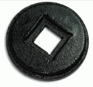 BUMPER WASHER 33 SQ CONCAVE